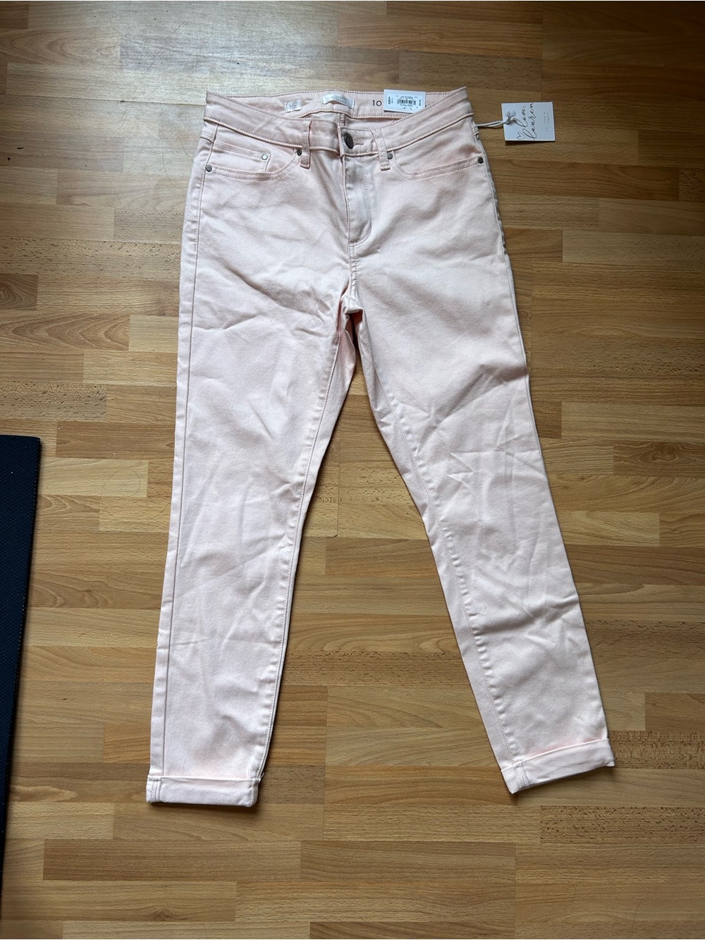 LC Lauren Conrad Pale Pink Skinny Jeans